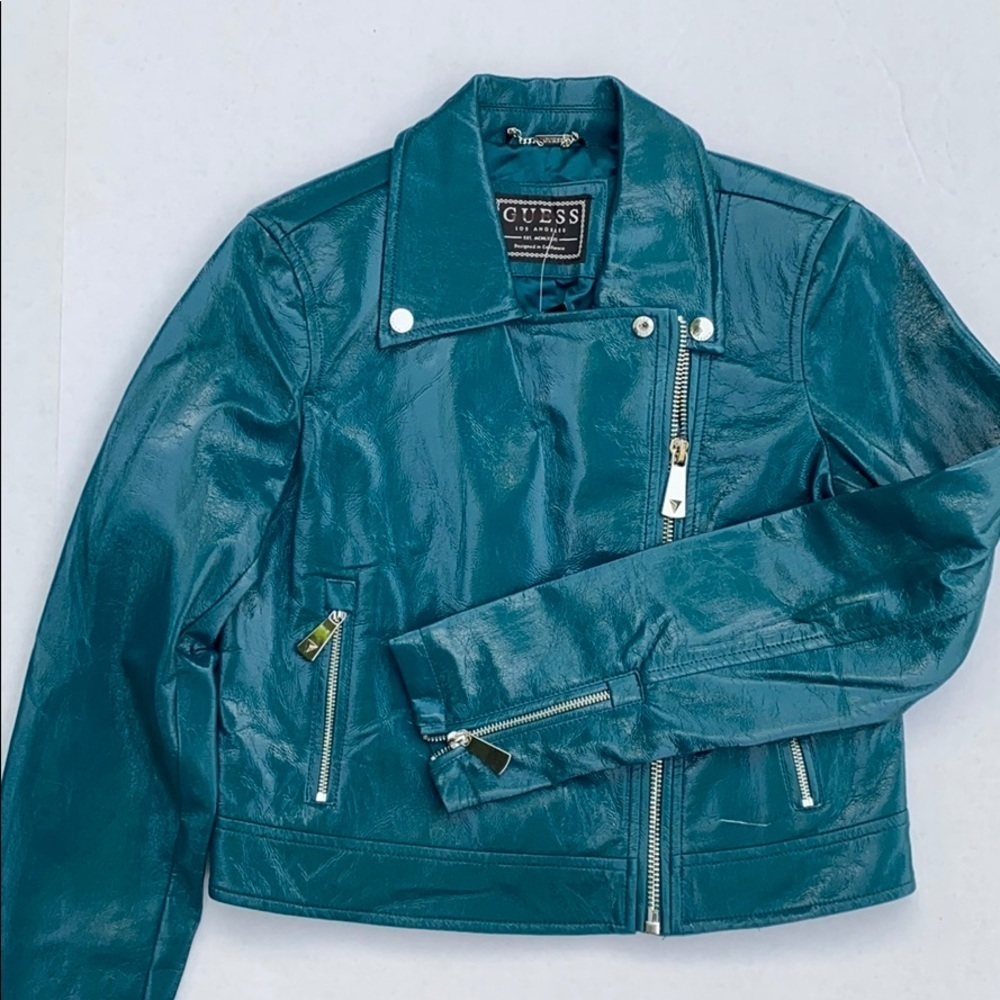 NEW GUESS GREEN WOMENS JACKET SZ S